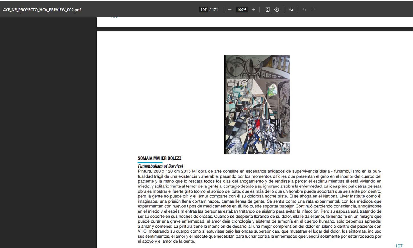 Funambulism of survival (Valencia)