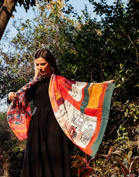 The Palestinian ثوب Scarf