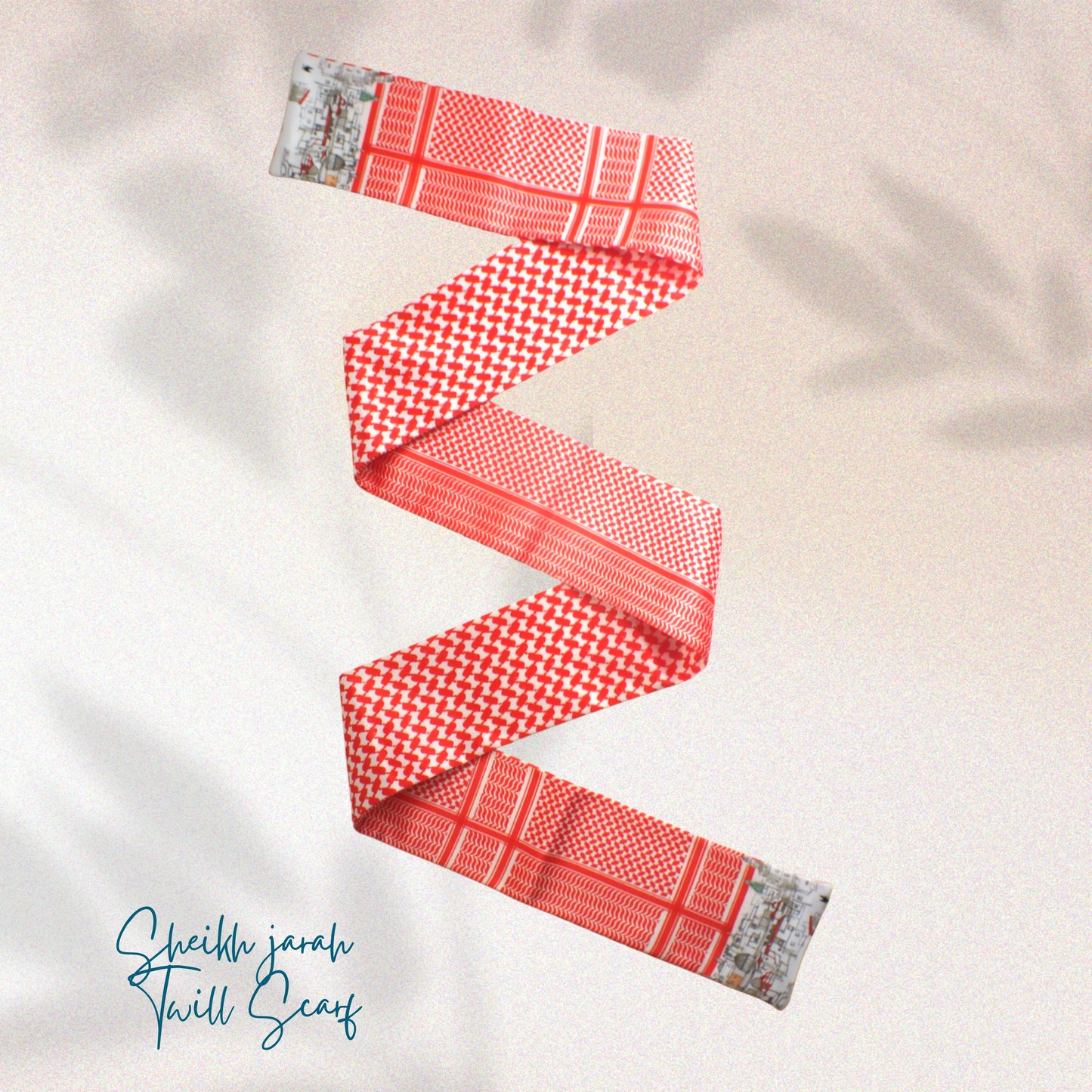Sheikh jarah twill scarf