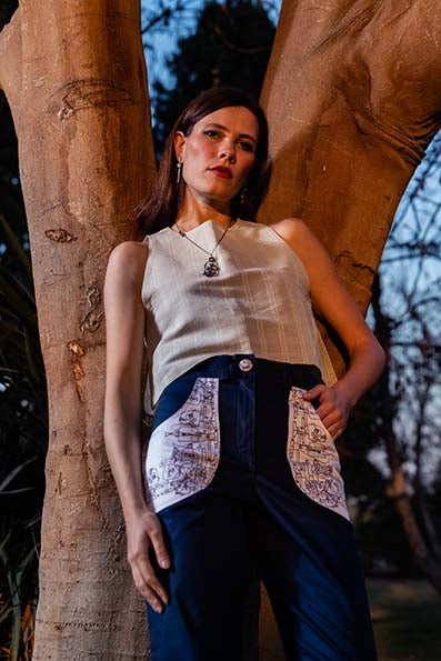 Elves City Blue Pants