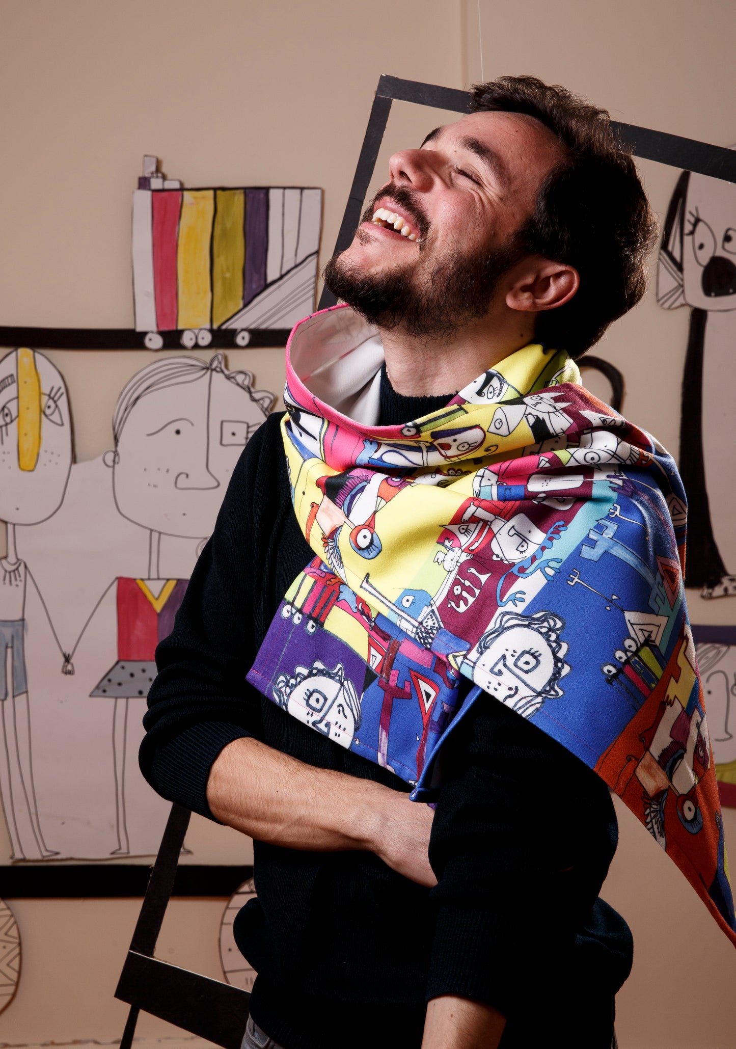The Colorful City Scarf