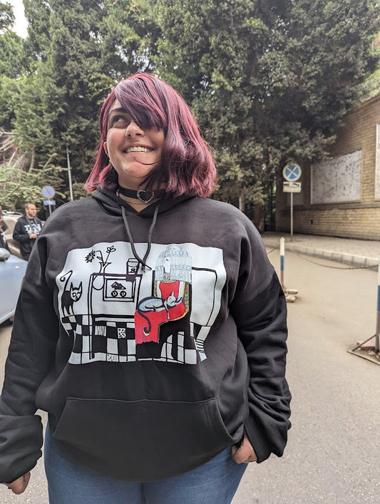 Mother of Cats - Morning Coffee Hoodie