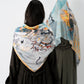 The Cat Man & stray cats Square Scarf