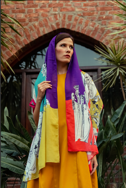 Faces Scarf