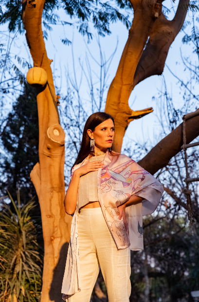 Birds Garden Scarf