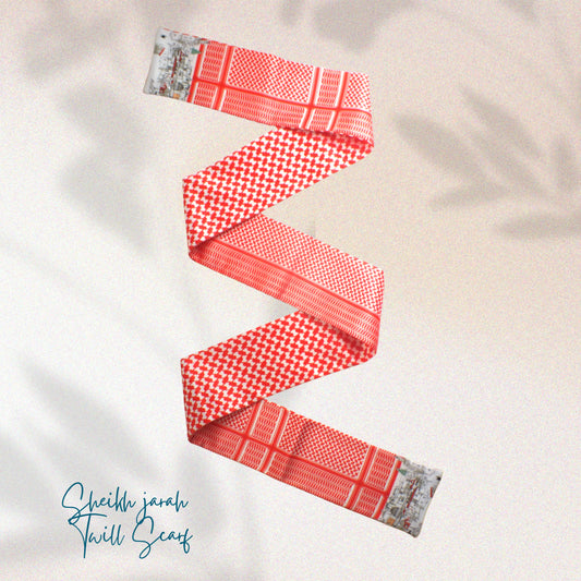 Sheikh jarah twill scarf