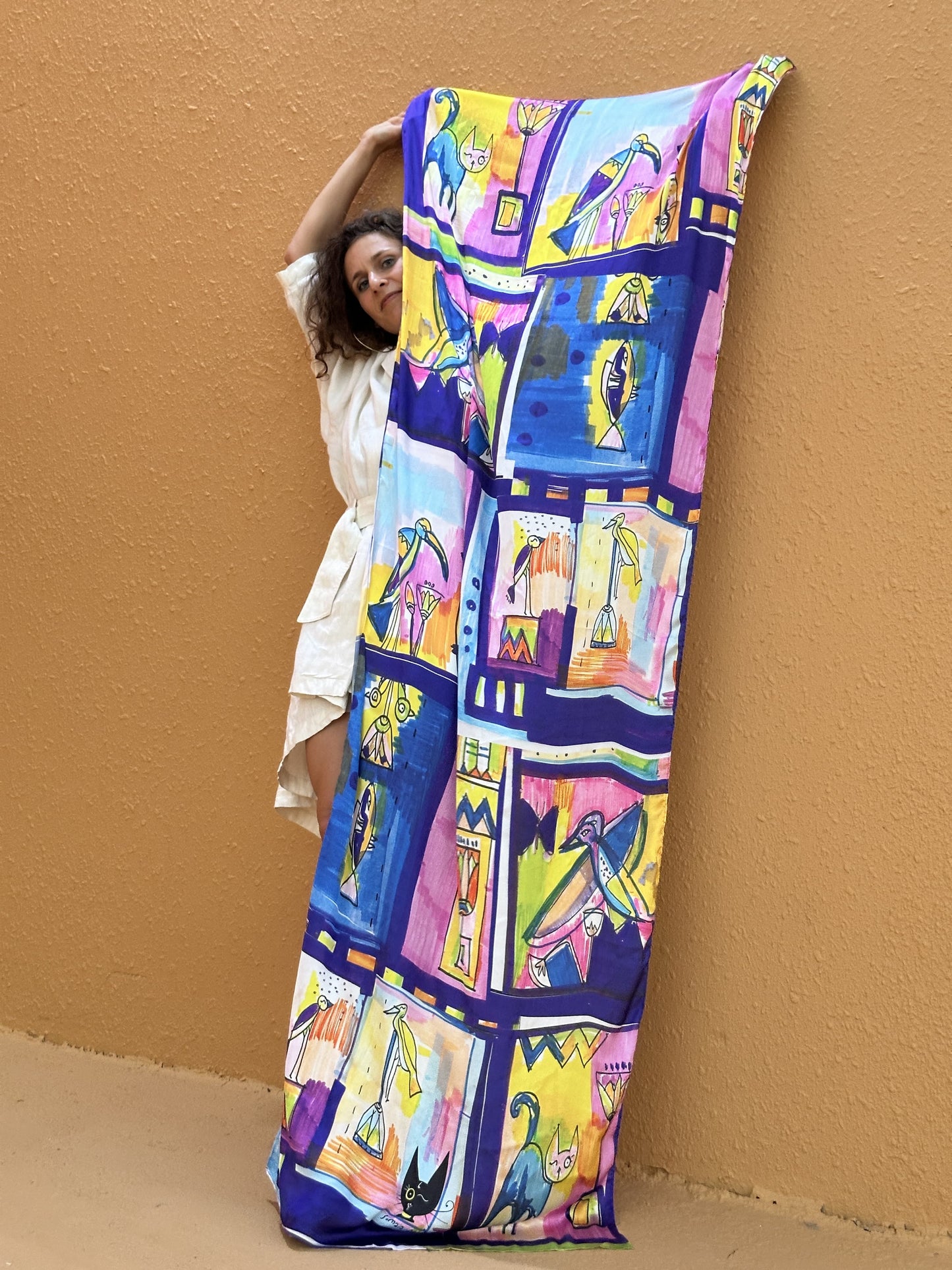Purple Scarf