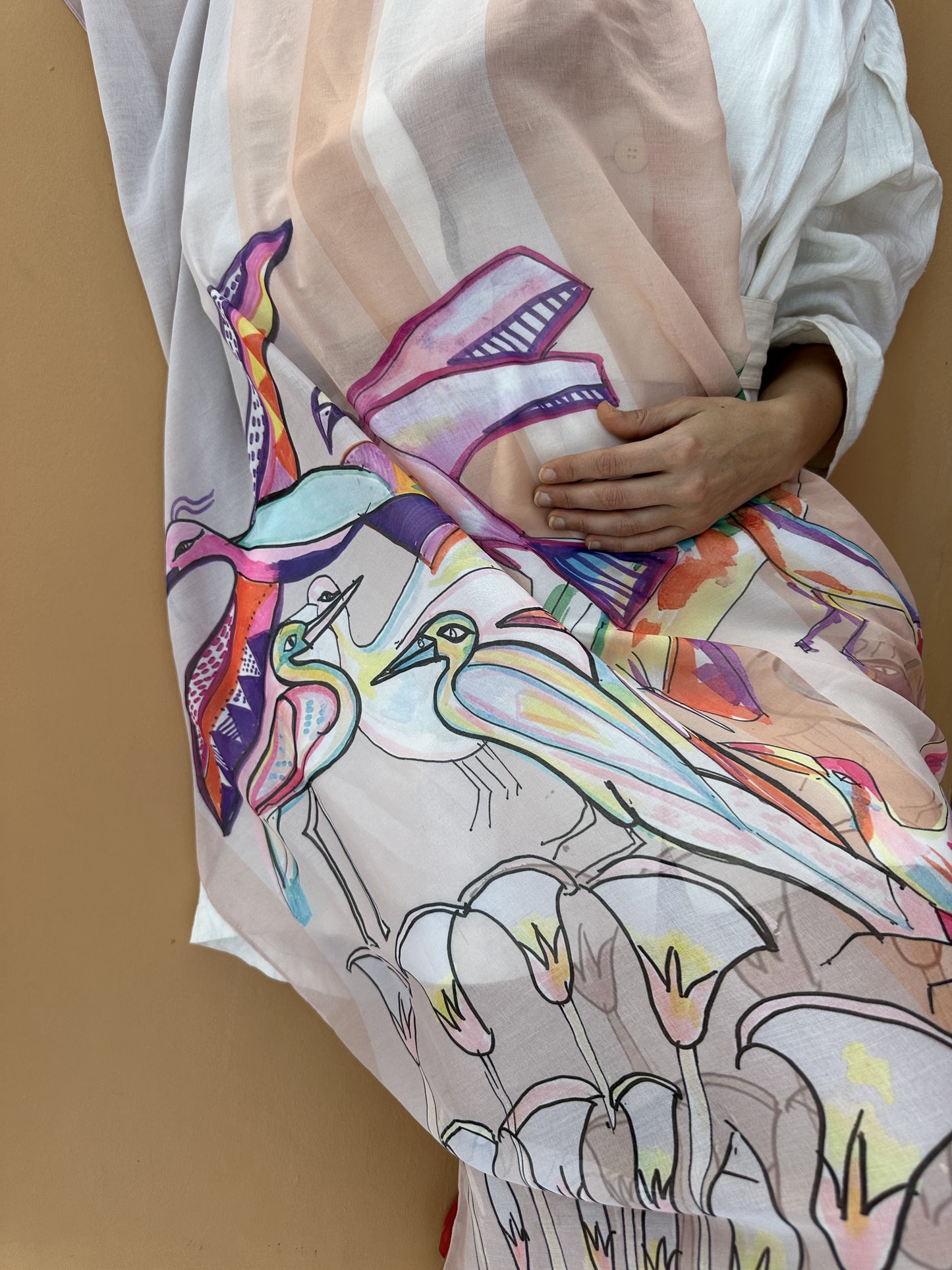 Birds Garden Scarf