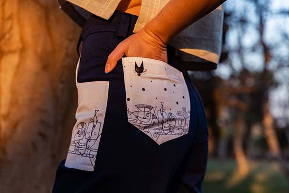 Elves City Blue Pants