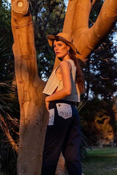 Elves City Blue Pants