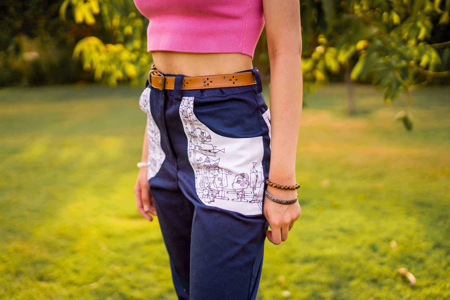 Elves City Blue Pants